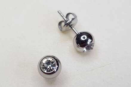 Magnetické náušnice ZIRKONIA - 2110S